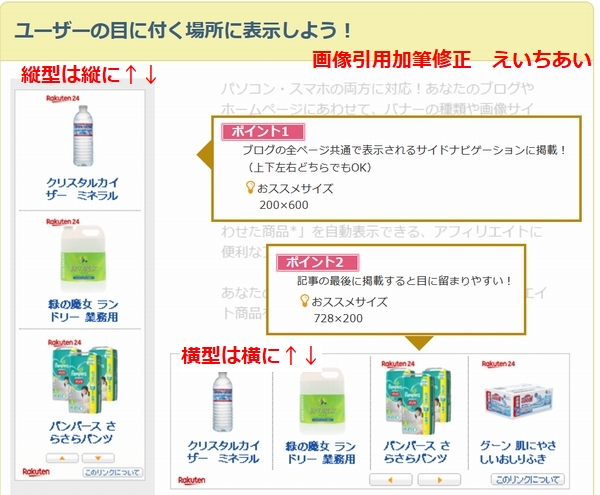 楽天モーションウィジェット