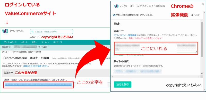 ValueCommerce拡張機能詳細
